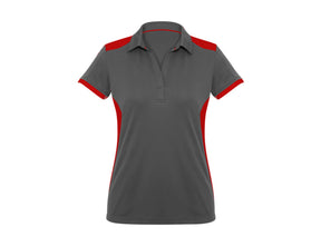 Biz Collection Rival polo contrast panel detail