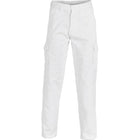DNC Cotton Drill Cargo Pants in white