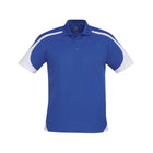 Men's Talon Short Sleeve Polo P401MS blue front view