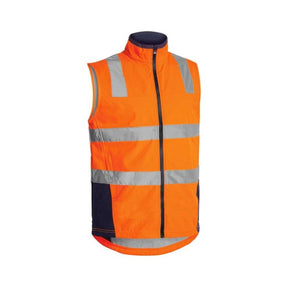 Bisley hi vis soft shell vest BV0348T front view