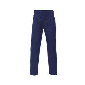 DNC P/V Pleat Front Work Pants in navy for men