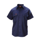 Hard Yakka Cotton Drill Short Sleeve Shirt Navy