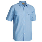 Bisley Oxford Short Sleeve Shirt BS1030 front view