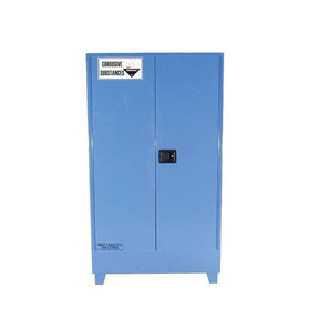 Brady corrosive storage cabinet interior shelving