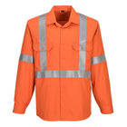 Portwest Flame Resistant X Back Shirt MF201 front view