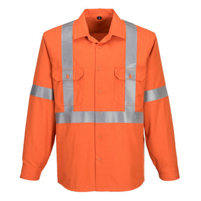 Portwest Flame Resistant X Back Shirt MF201 front view