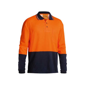 Bisley hi vis polo shirt BK6234 front view