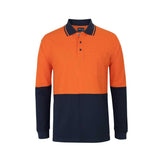 JB's Hi Vis L/S Cotton Pique Trad Polo 6HVQL
