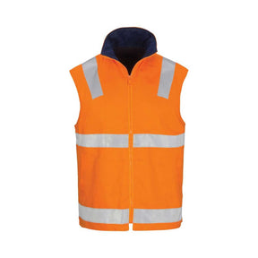 DNC hi vis drill reversible vest 3765 front view