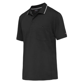 KingGee Workcool Hyperfreeze Polo Black
