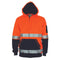 DNC HiVis 2 Tone Full Zip Super Fleecy Hoodie With CSR R/Tape 3788