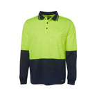 Hi Vis Traditional LS polo sizing chart