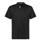 Men's Balance Polo Shirt Black Front