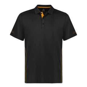 Men's Balance Polo Shirt Black Front