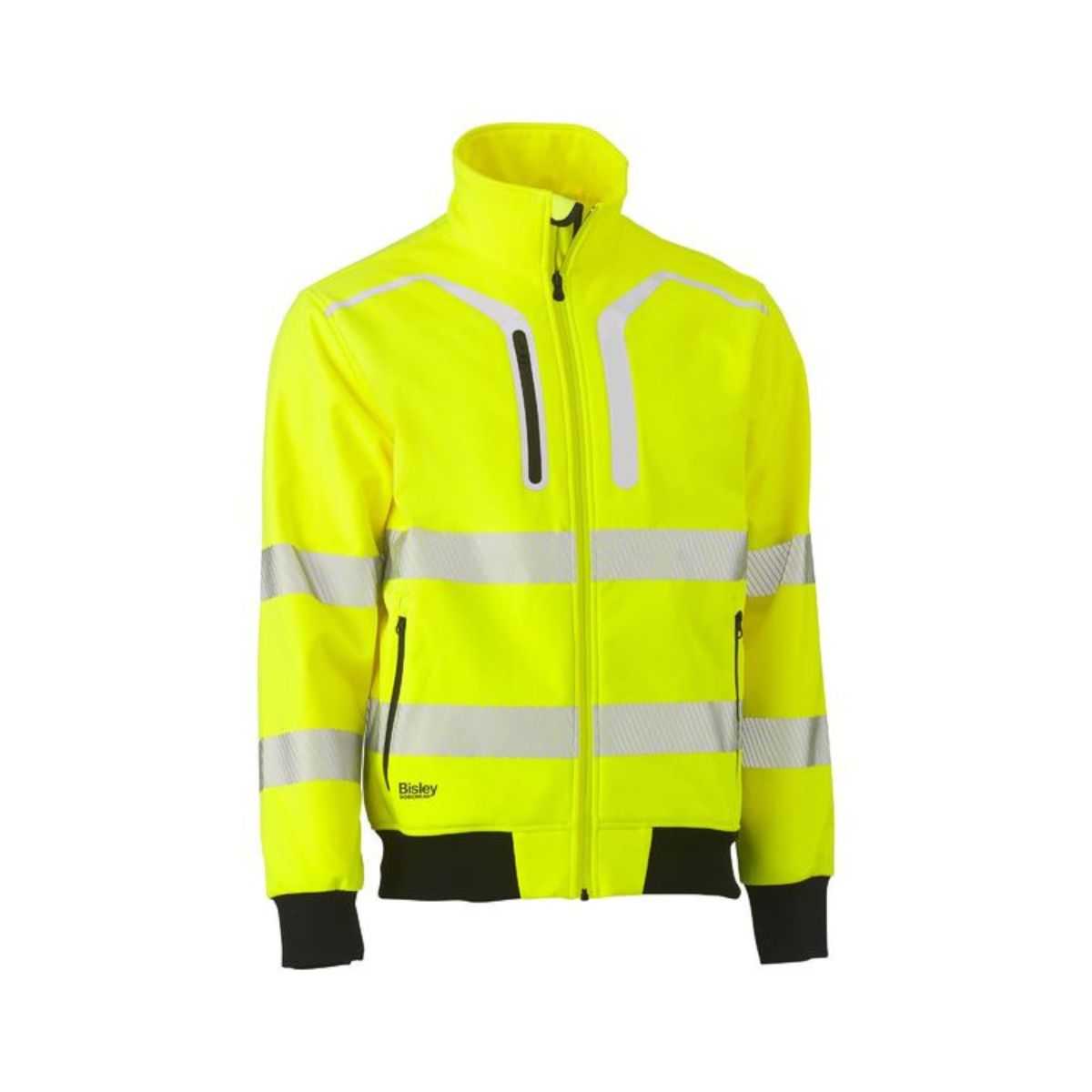 Bisley Taped Hi Vis Soft Shell Bomber Jacket BJ6979T