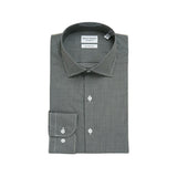 David Marcs Men's Long Sleeve Tailored Fit Check MSLT16