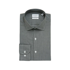 David Marcs men's tailored fit check shirt front view