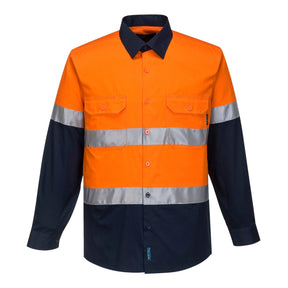 Hi-Vis Long Sleeve Shirt Orange