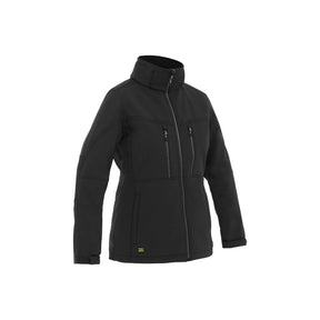 Bisley Women's Hooded Soft Shell Jacket Front View