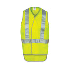 DNC Day/Night Cross Back Safety Vest Yellow