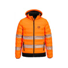Portwest Hi-Vis Ultrasonic Heated Tunnel Jacket S548, front view