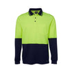 JB's Hi Vis Long Sleeve Comfort Polo 6HPL