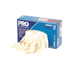 Prochoice Disposable Latex Powdered Gloves Box
