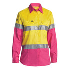 Hi Vis Cool Drill Shirt Yellow Front