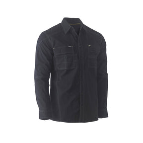 Bisley FLX & MOVE Utility Work Shirt BS6144 black front