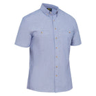 Bisley Mens Short Sleeve Chambray Shirt front view