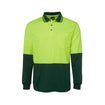 Hi Vis Traditional Long Sleeve Polo Shirt 6HVPL