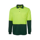 Hi Vis Traditional LS polo fabric detail