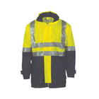 HiVis Two Tone Rain Jacket Yellow