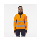 KingGee women's reflective quarter zip fleece, front view