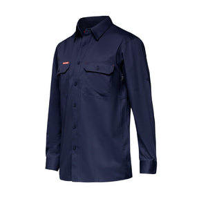 Hard Yakka Core Long Sleeve Vented Shirt Navy