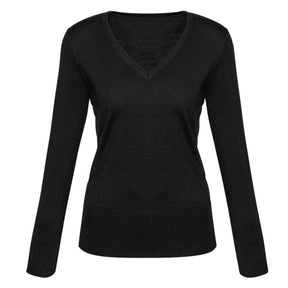 Women's Milano Pullover LP618L black front