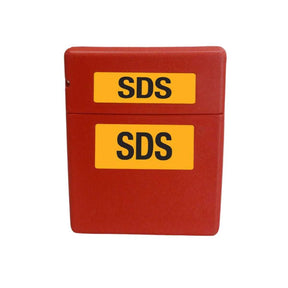 SDS document storage box front view