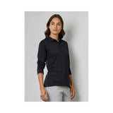 Biz Collection Women's Action Long Sleeve Polo P206LL