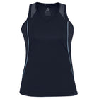 Women's Razor Singlet SG407L navy front