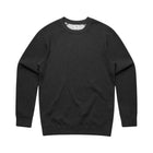 Black crewneck sweatshirt for men