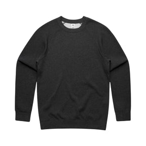 Black crewneck sweatshirt for men