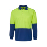 Hi Vis Traditional Long Sleeve Polo Shirt 6HVPL