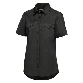KingGee Women's Workcool 2 Short Sleeve Shirt Black