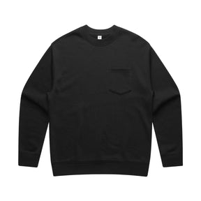 ascolour Men's Relax Pocket Crew 5163 black front