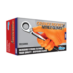 TGC Orange Rocket® Nitrile Gloves box