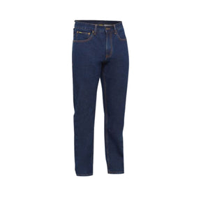 Bisley stretch denim work jeans, front view