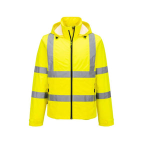 Portwest Hi-Vis Lightweight Packable Jacket S164, front view