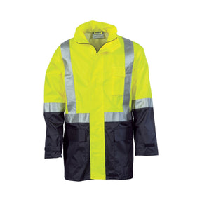 HiVis Two Tone Rain Jacket Yellow