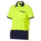 KingGee Workcool Spliced Polo Yellow