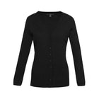 Women's Milano Cardigan LC417L in black front view